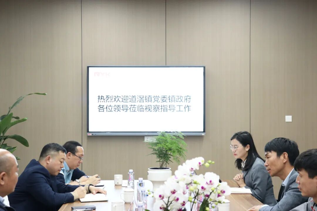 Government-Enterprise Collaboration: Daojiao Town Government Visits RYK Jiayi for Manufacturing Transformation